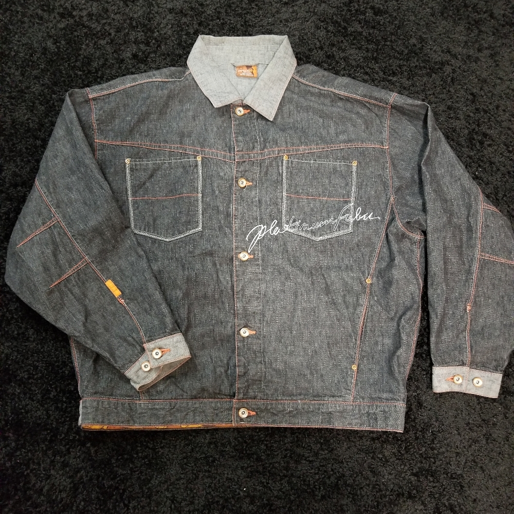 Vintage FUBU Platinum FAT ALBERT Jean Jacket